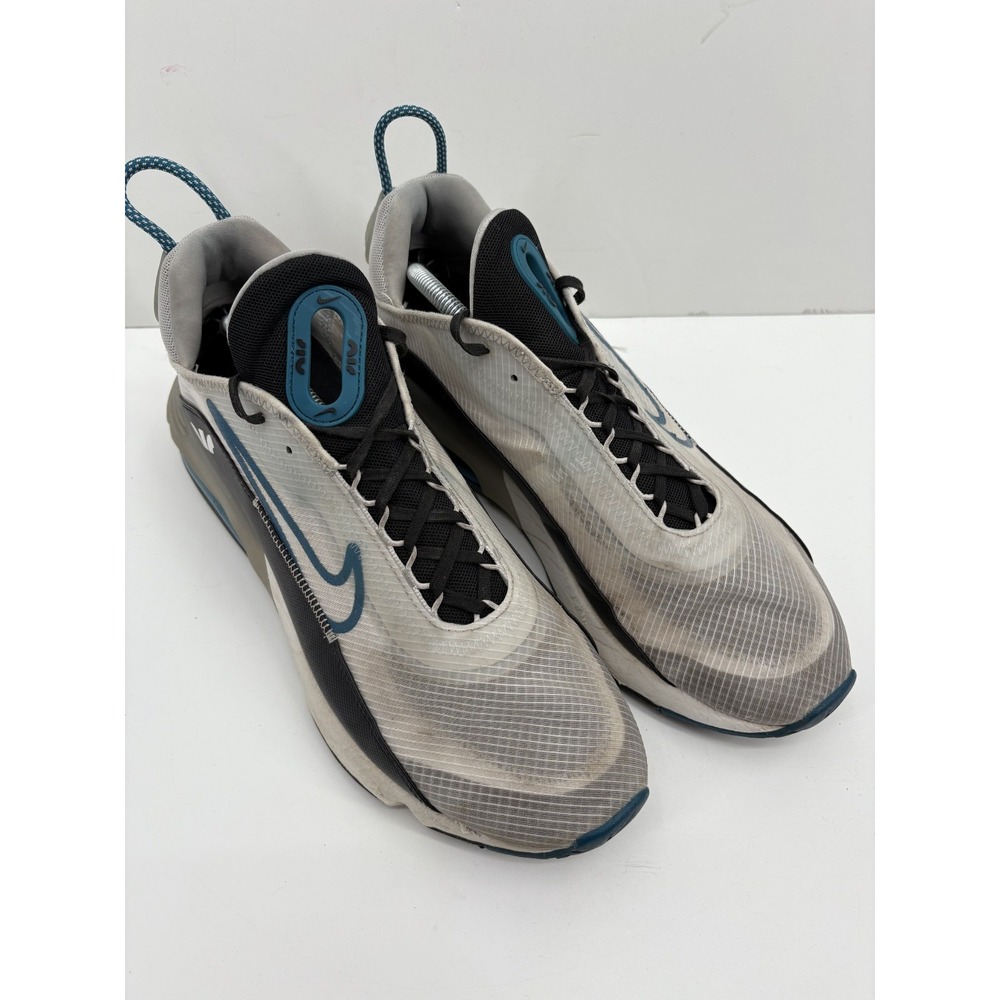 Nike Men's Air Max 2090 CV8835-100 Running Shoes White Blue Black Size 12 - Picture 2 of 9